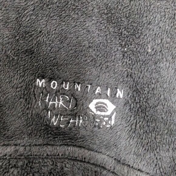 Mountain Hardwear Women's Pyxis Jacket size Medium Black Fleece - Picture 4 of 12
